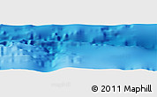 Physical Panoramic Map of the area around 10° 38' 32" N, 40° 43' 30" W