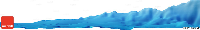 Shaded Relief Horizon Map of the Area around 10° 38' 32" N, 44° 58' 30" W Shaded Relief Horizon Map of the Area around 10° 38' 32" N, 44° 58' 30" W