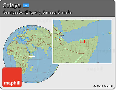 Savanna Style Location Map of Celaya