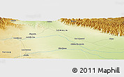 Physical Panoramic Map of Jiingadda