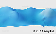Shaded Relief Panoramic Map of the area around 10° 38' 32" N, 55° 19' 30" E