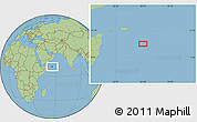 Savanna Style Location Map of the area around 10° 38' 32" N, 56° 10' 29" E