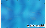 Physical Map of the area around 10° 38' 32" N, 60° 25' 29" E