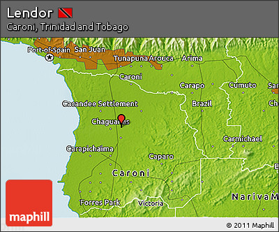 Physical 3D Map of Lendor
