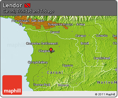 Physical 3D Map of Lendor