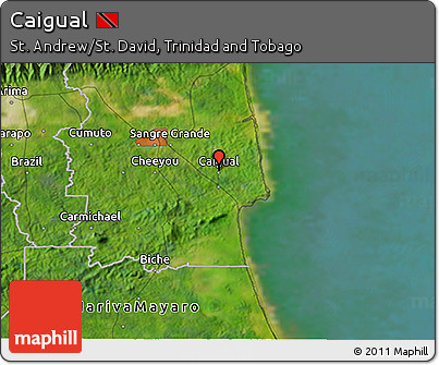 Satellite 3D Map of Caigual