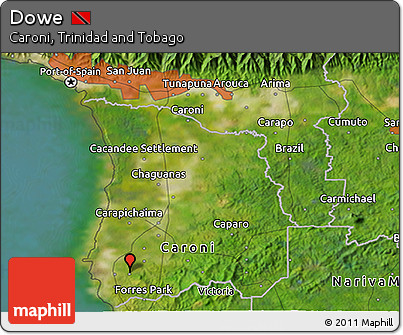Satellite 3D Map of Dowe