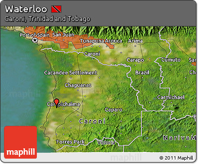 Satellite 3D Map of Waterloo