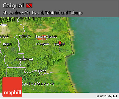 Satellite 3D Map of Caigual