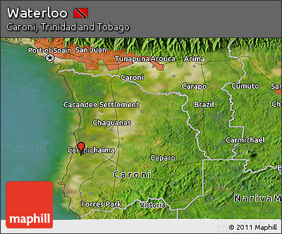 Satellite 3D Map of Waterloo