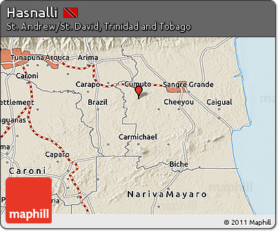 Shaded Relief 3D Map of Hasnalli