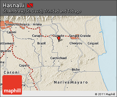 Shaded Relief 3D Map of Hasnalli