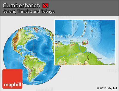 Physical Location Map of Cumberbatch