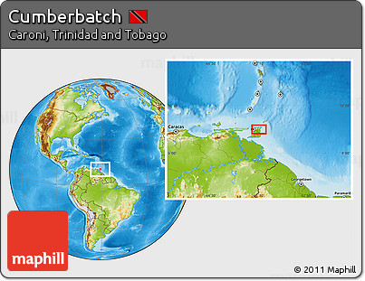 Physical Location Map of Cumberbatch