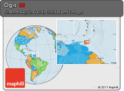 Political Location Map of Ogis