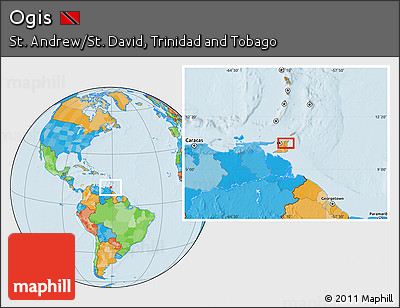 Political Location Map of Ogis