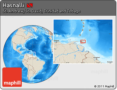 Shaded Relief Location Map of Hasnalli