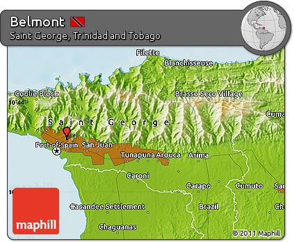 Physical Map of Belmont