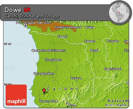 Physical Map of Dowe