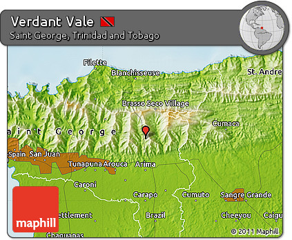 Physical Map of Verdant Vale