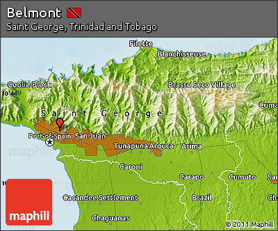 Physical Map of Belmont