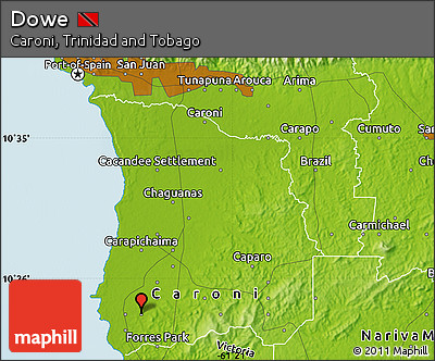 Physical Map of Dowe