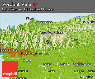 Physical Map of Verdant Vale