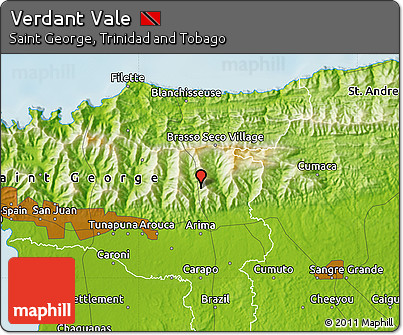Physical Map of Verdant Vale