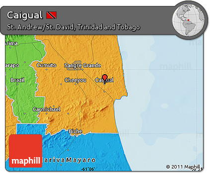 Political Map of Caigual