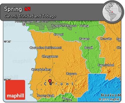 Political Map of Spring
