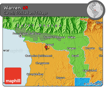 Political Map of Warren