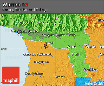 Political Map of Warren