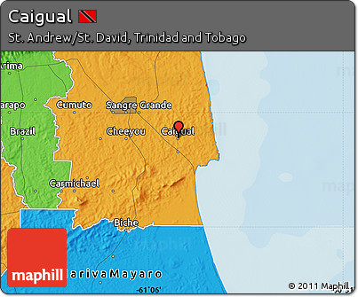 Political Map of Caigual
