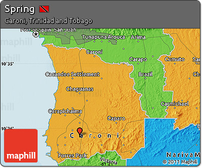 Political Map of Spring