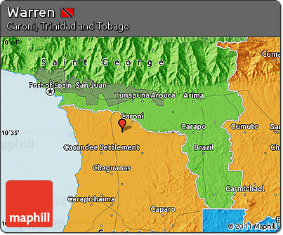 Political Map of Warren