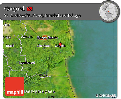 Satellite Map of Caigual