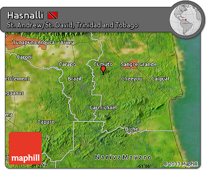 Satellite Map of Hasnalli