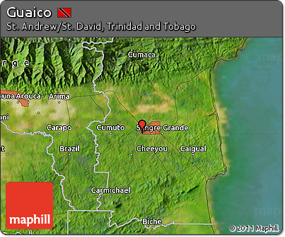 Satellite Map of Guaico