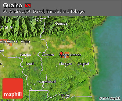 Satellite Map of Guaico