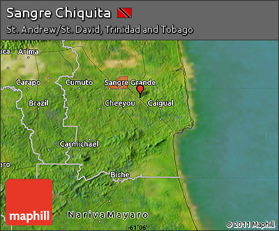 Satellite Map of Sangre Chiquita