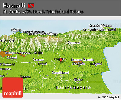 Physical Panoramic Map of Hasnalli