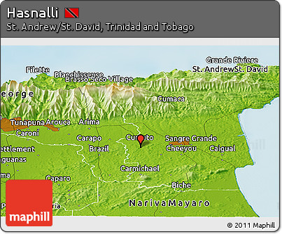 Physical Panoramic Map of Hasnalli