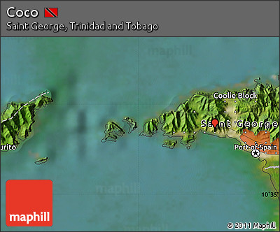 Satellite Map of Coco