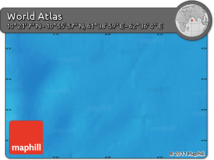 Physical Map of the Area around 10° 38' 32" N, 62° 7' 30" E
