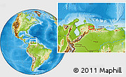Physical Location Map of El Doce