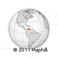 Outline Map of El Nispero, rectangular outline