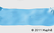 Shaded Relief Panoramic Map of the area around 10° 38' 32" N, 73° 10' 30" E