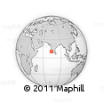 Outline Map of the Area around 10° 38' 32" N, 74° 1' 30" E, rectangular outline