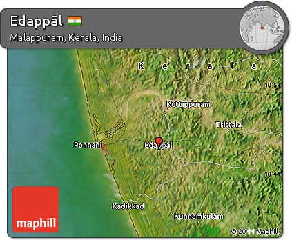Satellite Map of Edappāl