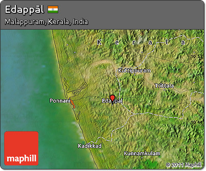 Satellite Map of Edappāl